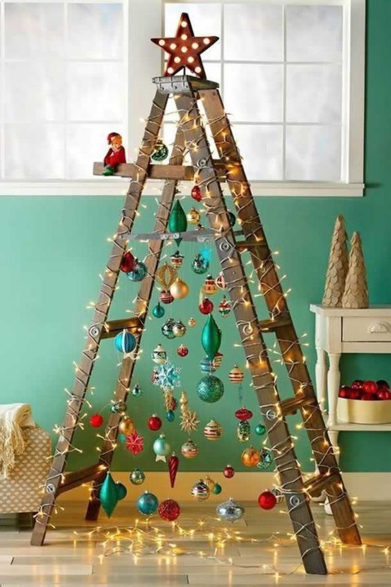 Modelos de árvore de Natal: opções para todos os espaços, criativas e  cheias de estilo - Dcor&Gift